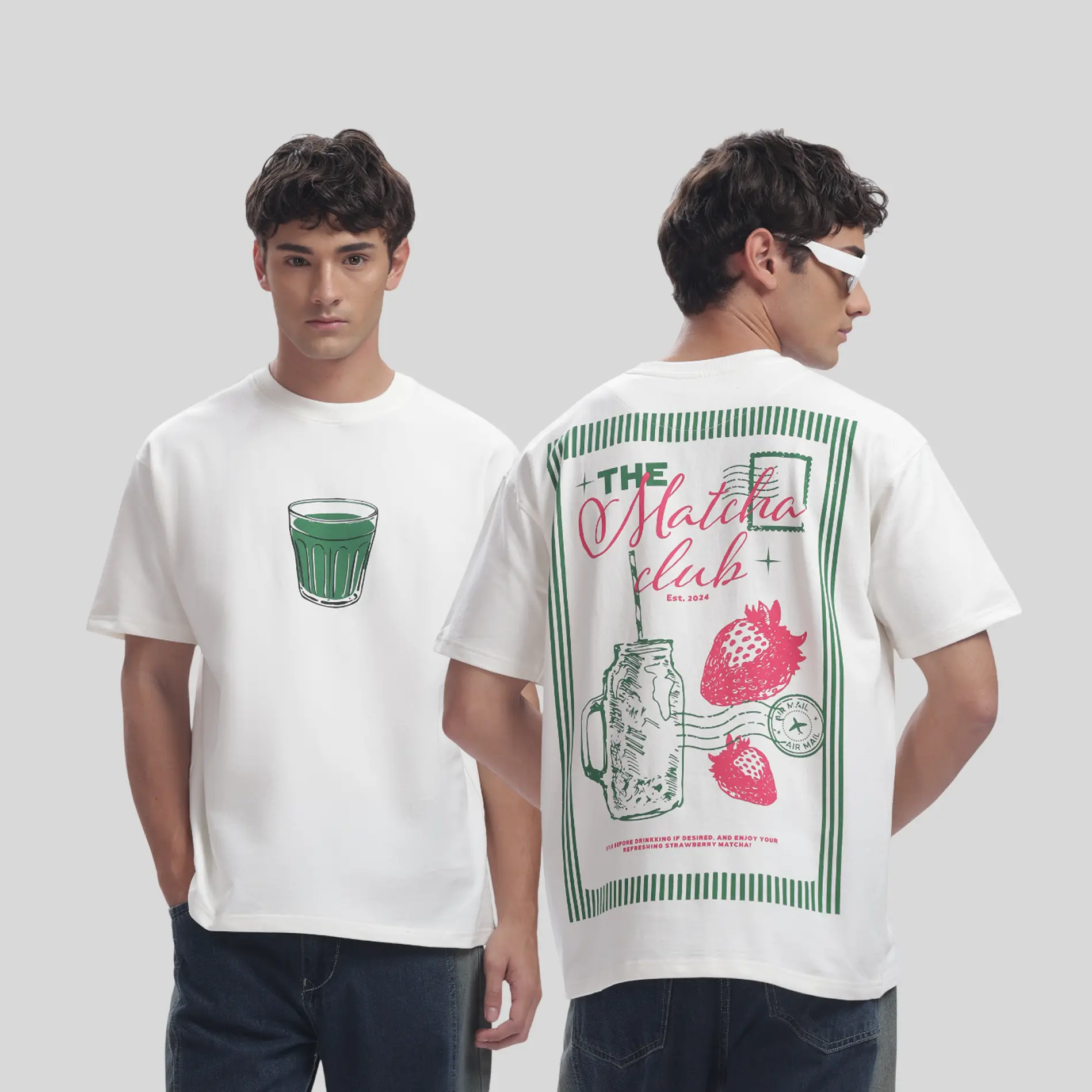 Premium Cotton Oversized T-Shirt Combo – 4 Design Pack - Image 2